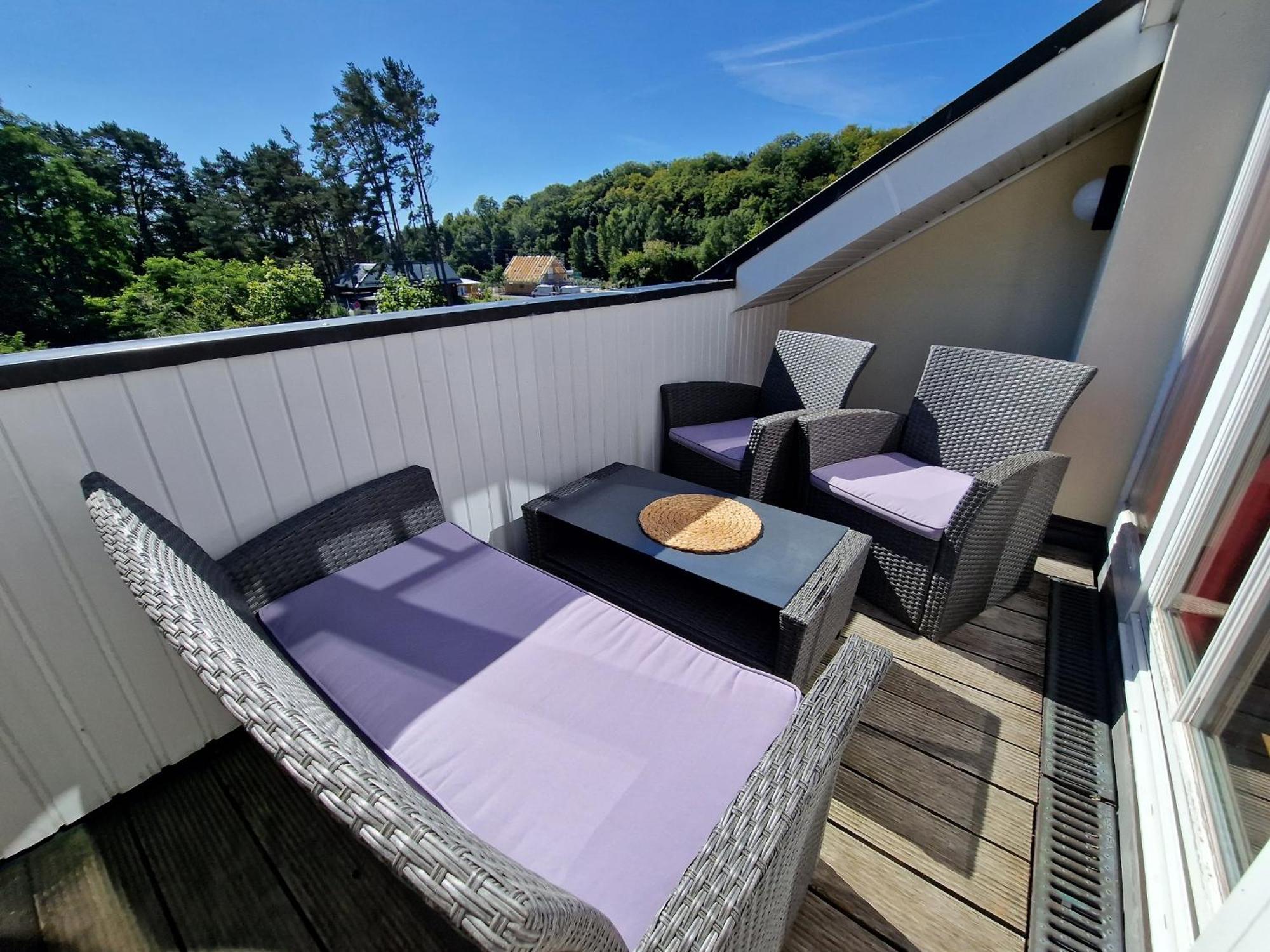 Komfortplus Appartement mit 1 Schlafzimmer und Balkon im Dachgeschoss 231 Ostseebad Ostseebad Binz Exterior foto